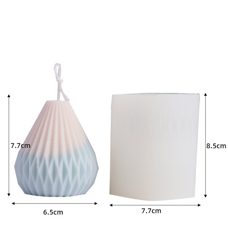 Unlock Creativity with our Striped Silicone Candle Mold - Craft Unique Candles Today! Candles molds