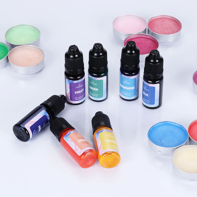 Vibrant Candle Dye Set - Create Custom Colors for Aromatherapy Candles Candles molds