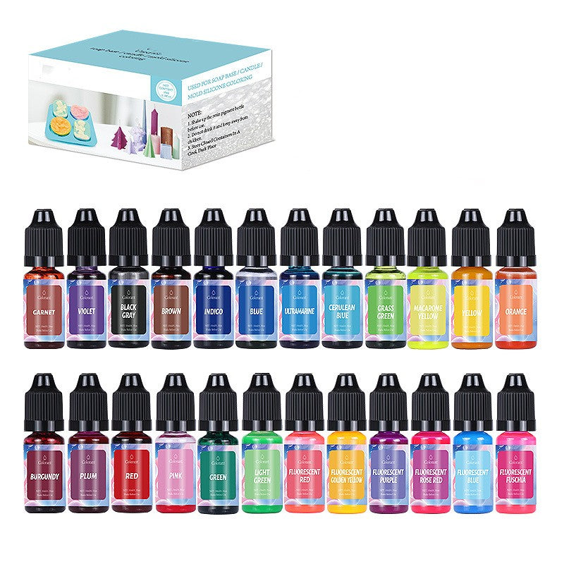 Vibrant Candle Dye Set - Create Custom Colors for Aromatherapy Candles Candles molds