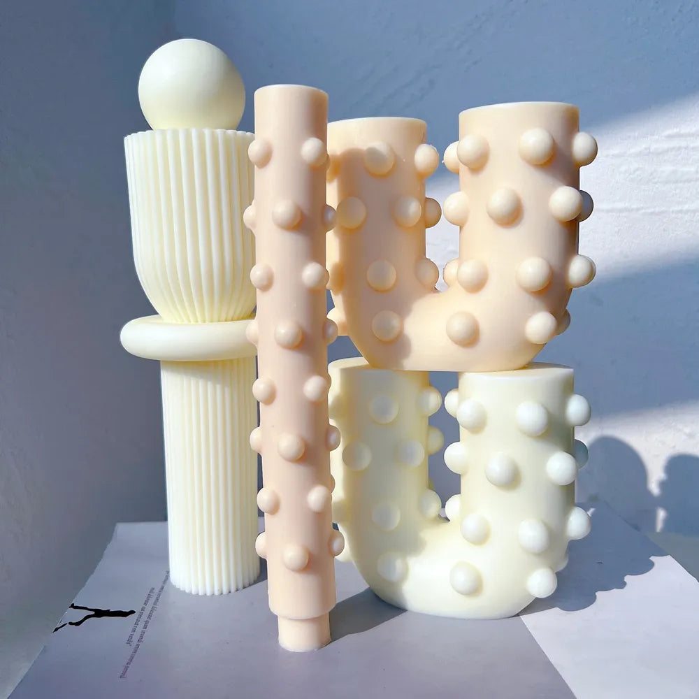 Geometric Candle Molds