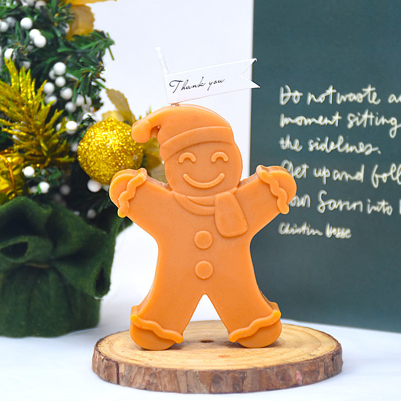 Christmas Gingerbread Man Candle Mold 