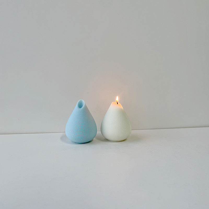 Geometric Water Drop Candle Mold