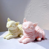 Cute Cat Shapes Candle Silicone Mold