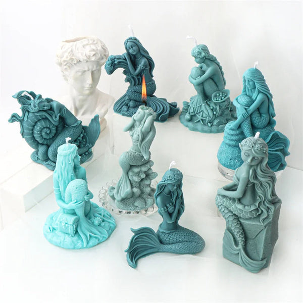 Mermaid Candle Mold