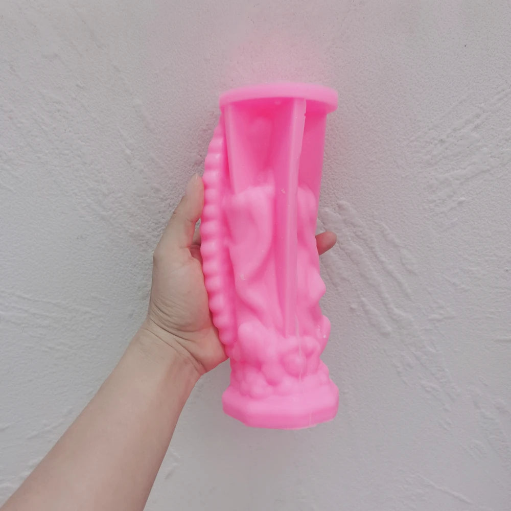 Virgin Mary Statue Candle Silicone Mold