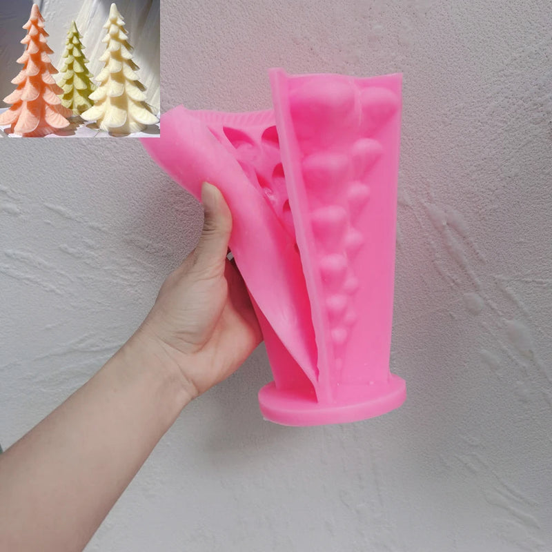 Christmas Tree Candle Silicone Mold