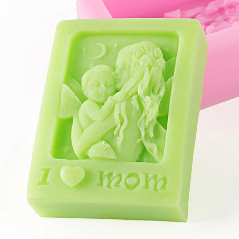 I Love Mom Candle - Baby Mother Candle Mold