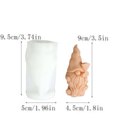 DIY Halloween Theme Gnome Aromatherapy Silicone Candle Mold