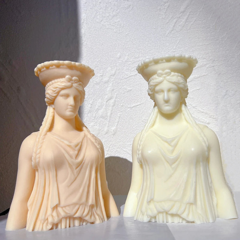 Caryatid Statue Candle Mold