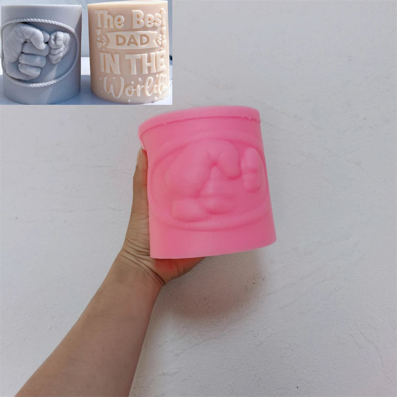 World Best Mama and Dad Candle Mold