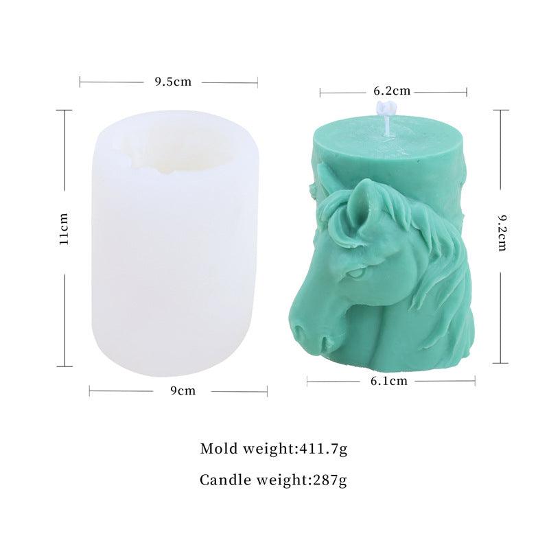 3D Animal Cylinder Silicone Candle Mold | Perfect for DIY Candle Making Candles molds