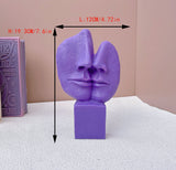 Abstract Facial Candle Mold