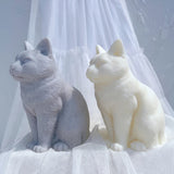 Sitting Cat Candle Mold