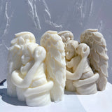 Angel Mother With Baby Candle Mold