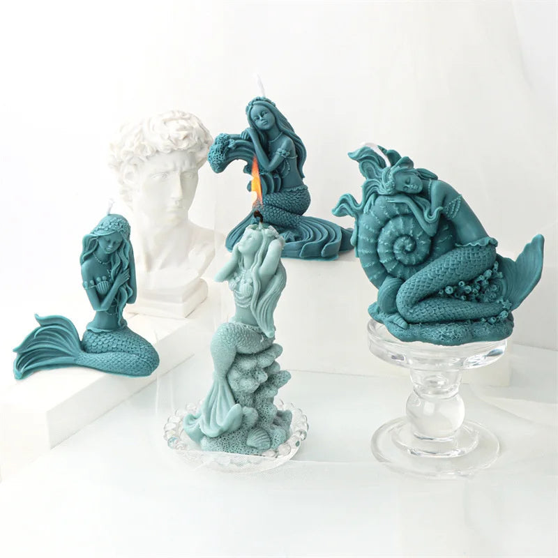 Mermaid Candle Mold