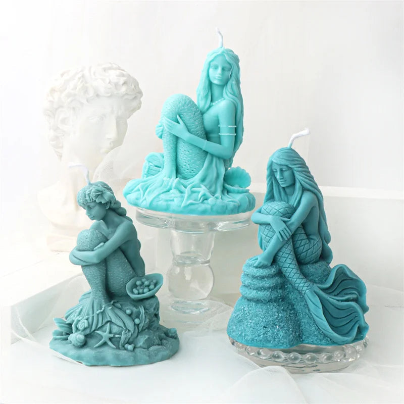 Mermaid Candle Mold