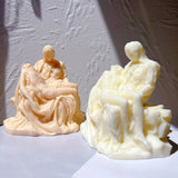 Italian Pieta Bust Candle Silicone Mold
