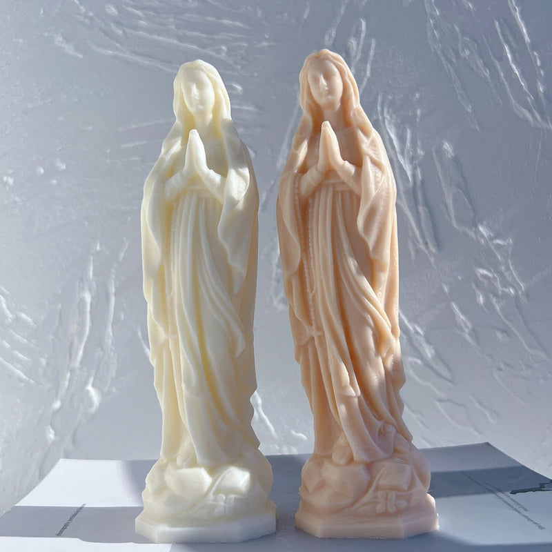 Virgin Mary Candle Silicone Mold