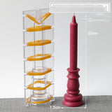 Candlestick-shaped Candle Mold