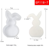 Cute Rabbit Aromatherapy Candle Silicone Mold