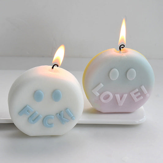 A Fun Twist to Candle Making: Smiley Face Silicone Mold for Creative Minds Candles molds