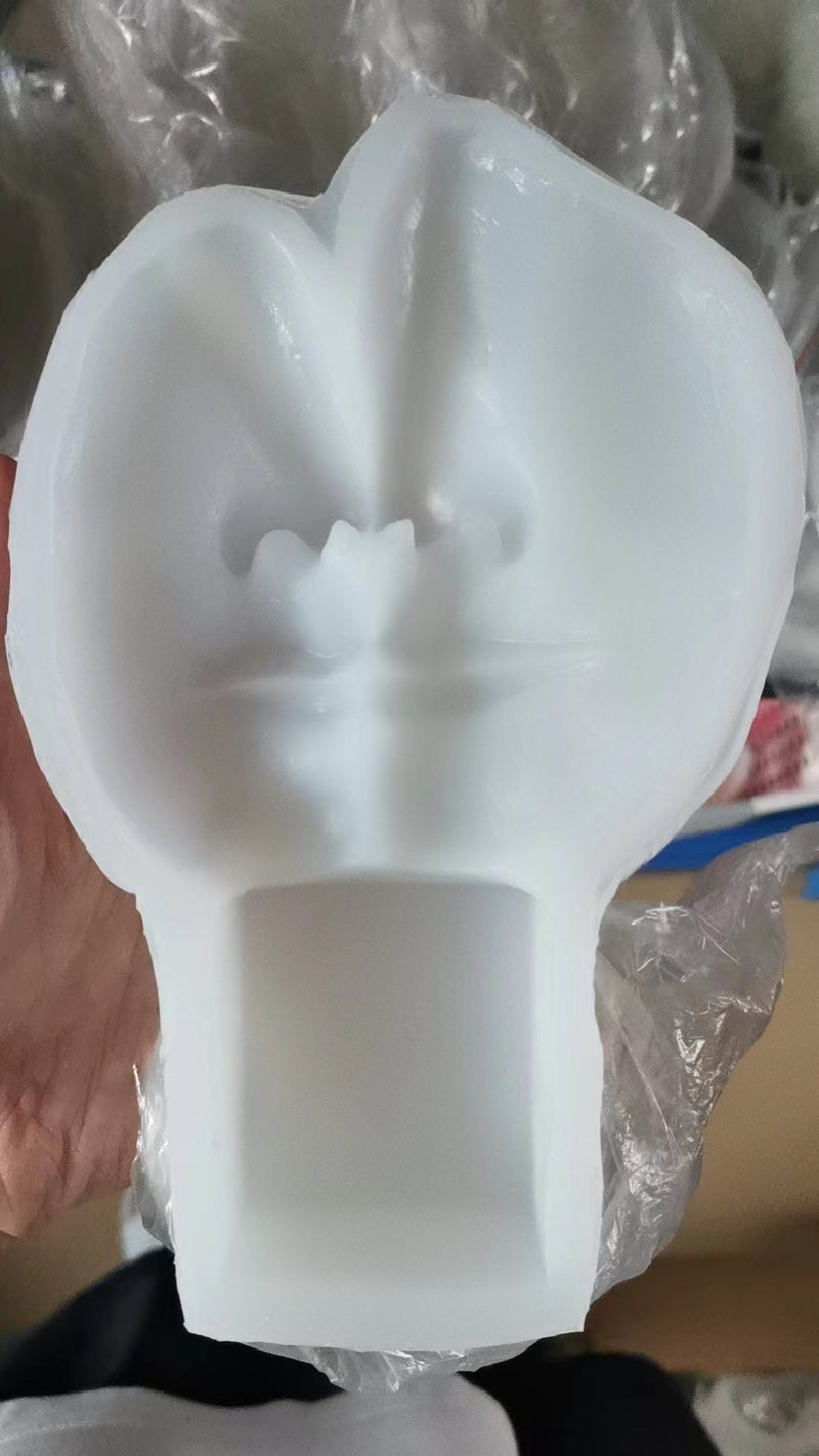 Abstract Facial Candle Mold