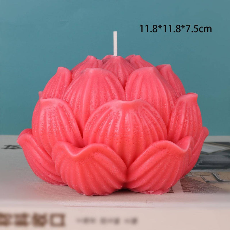 Add a Touch of Zen to Your Home with Lotus Flower Candle Making Mold Candles molds