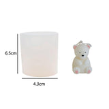 Adorable 3D Bear Silicone Candle Mold Candles molds