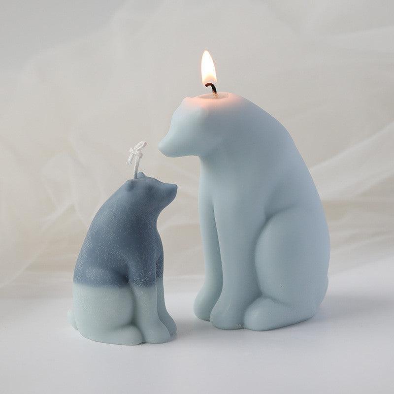 Adorable Polar Bear Candle Mold - Create Stunning Winter-Themed Candles Candles molds