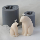 Adorable Polar Bear Candle Mold - Create Stunning Winter-Themed Candles Candles molds