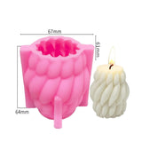 Aromatherapy Candle Silicone Mold Spiral Raindrop Creativity Candles molds