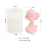 Floral Women Silicone Candle Mold