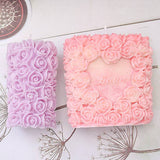 Blooming Romance: Rose Love Aromatherapy Candle Silicone Mold Candles molds