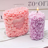 Blooming Romance: Rose Love Aromatherapy Candle Silicone Mold Candles molds