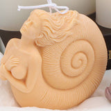 Bring the Mystical Beauty of the Ocean into Your Home with a Conch Mermaid Candle Making Mold Candles molds