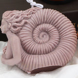 Bring the Mystical Beauty of the Ocean into Your Home with a Conch Mermaid Candle Making Mold Candles molds
