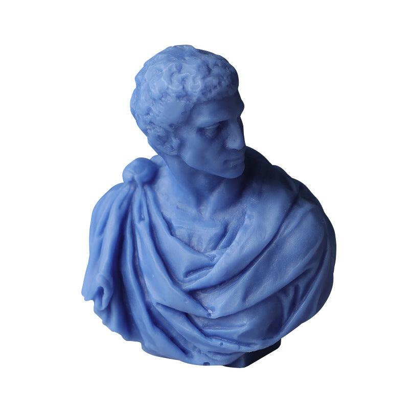 Brutus Portrait Decoration Candle Mold Candles molds