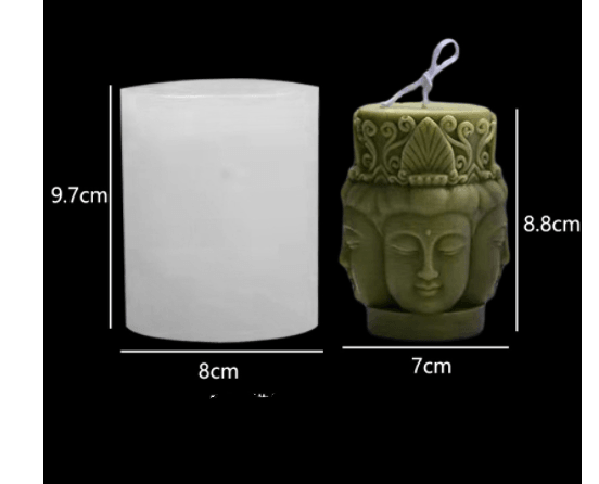 Buddha Statue Candle Silicone Molds Candles molds