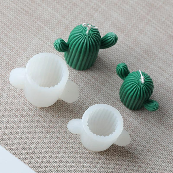 Cactus Shape Silicone Candles Mold - DIY Gifts for Home Décor Candles molds