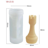 Chess Pawns Candle Mold 