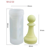 Chess Pawns Candle Mold 