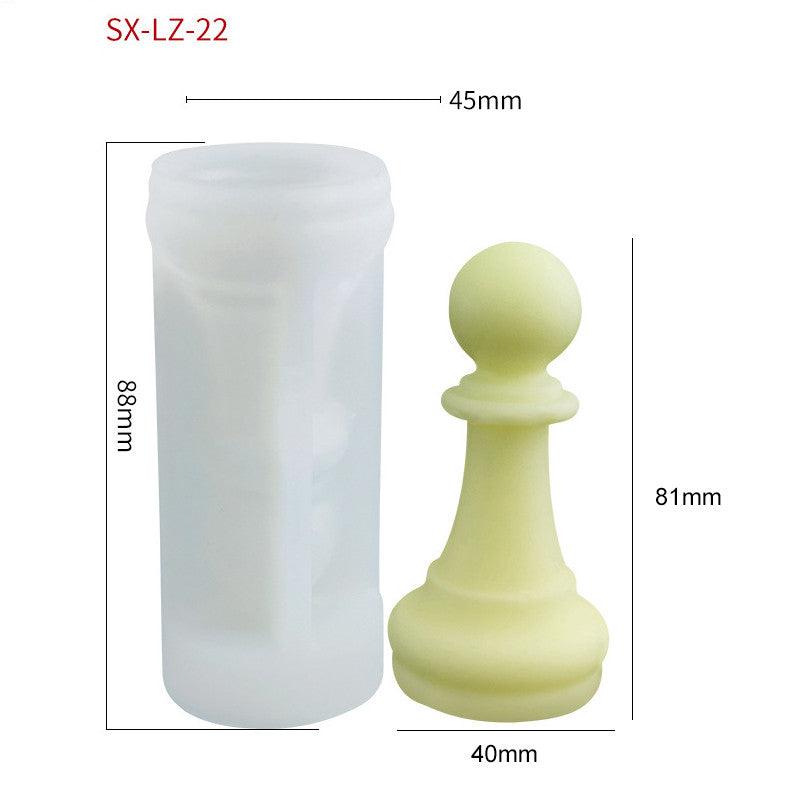 Chess Pawns Candle Mold 