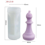 Chess Pawns Candle Mold 