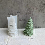 Christmas Tree Incense Candle Mold Three-dimensional Plaster Candles molds