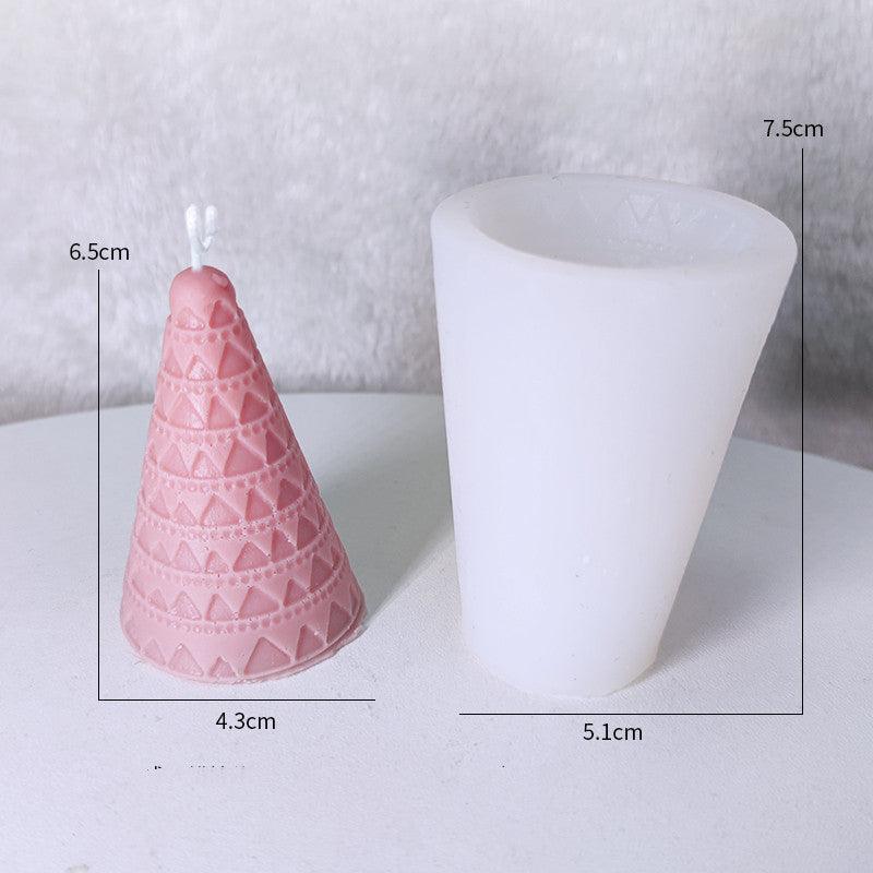 Christmas Tree Scented Candle Silicone Diy Mold Candles molds