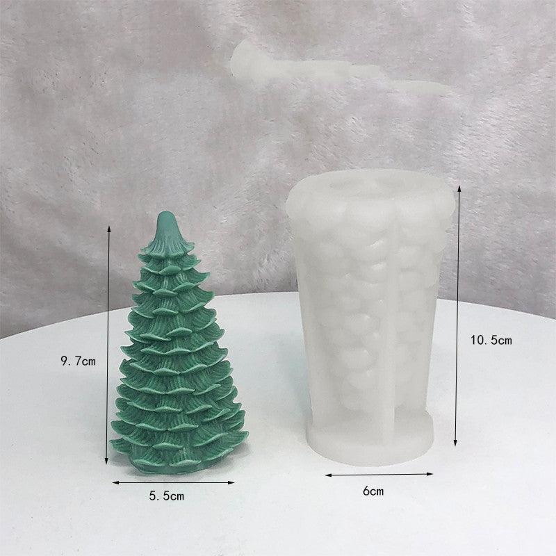 Christmas Tree Scented Candle Silicone Diy Mold Candles molds