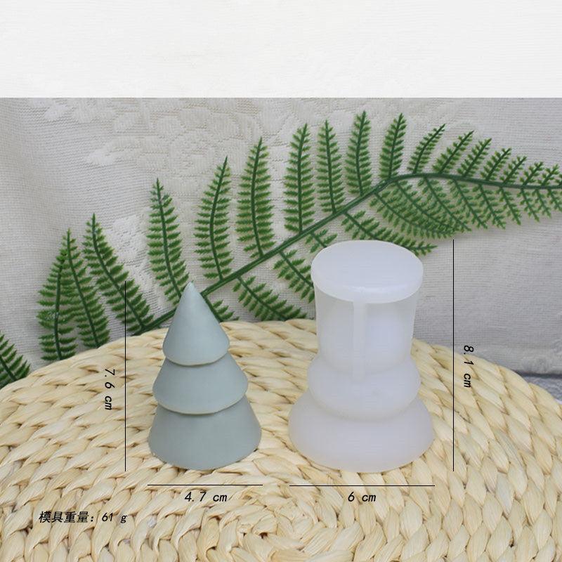 Christmas Tree Scented Candle Silicone Diy Mold Candles molds