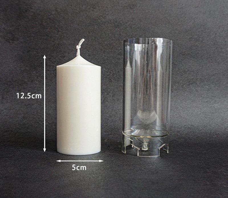 Columnar Aromatherapy Crystal Clear Plastic Molds for Candles Candles molds