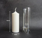 Columnar Aromatherapy Crystal Clear Plastic Molds for Candles Candles molds