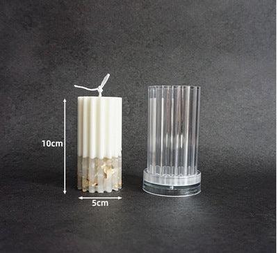 Columnar Aromatherapy Crystal Clear Plastic Molds for Candles Candles molds